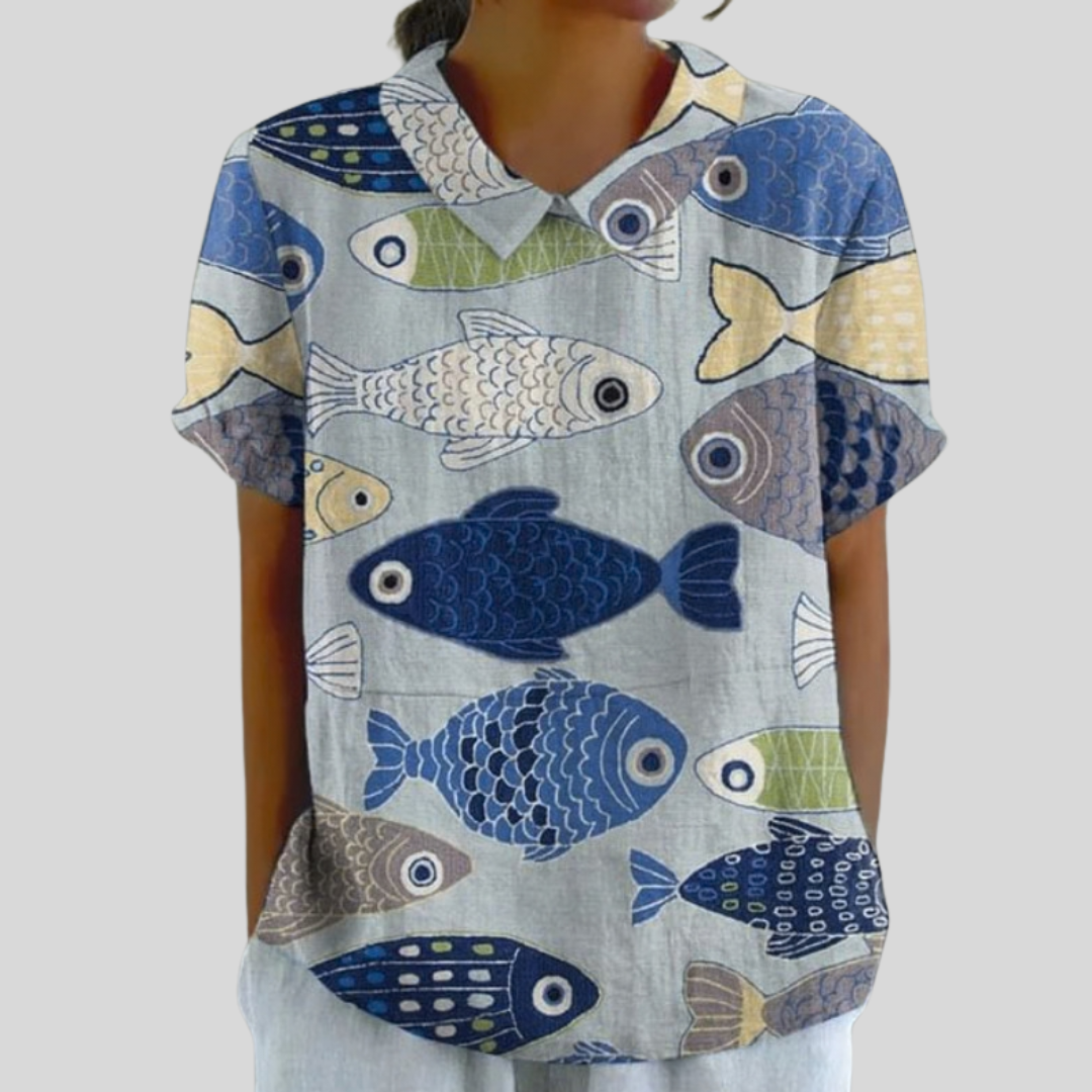 Top Floreale Confortevole ed Elegante