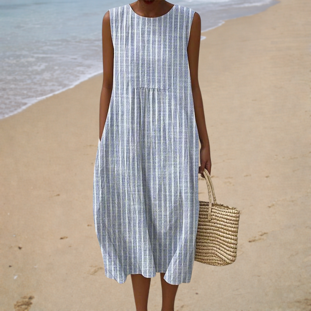 Abito Estivo Confortevole Senza Maniche
