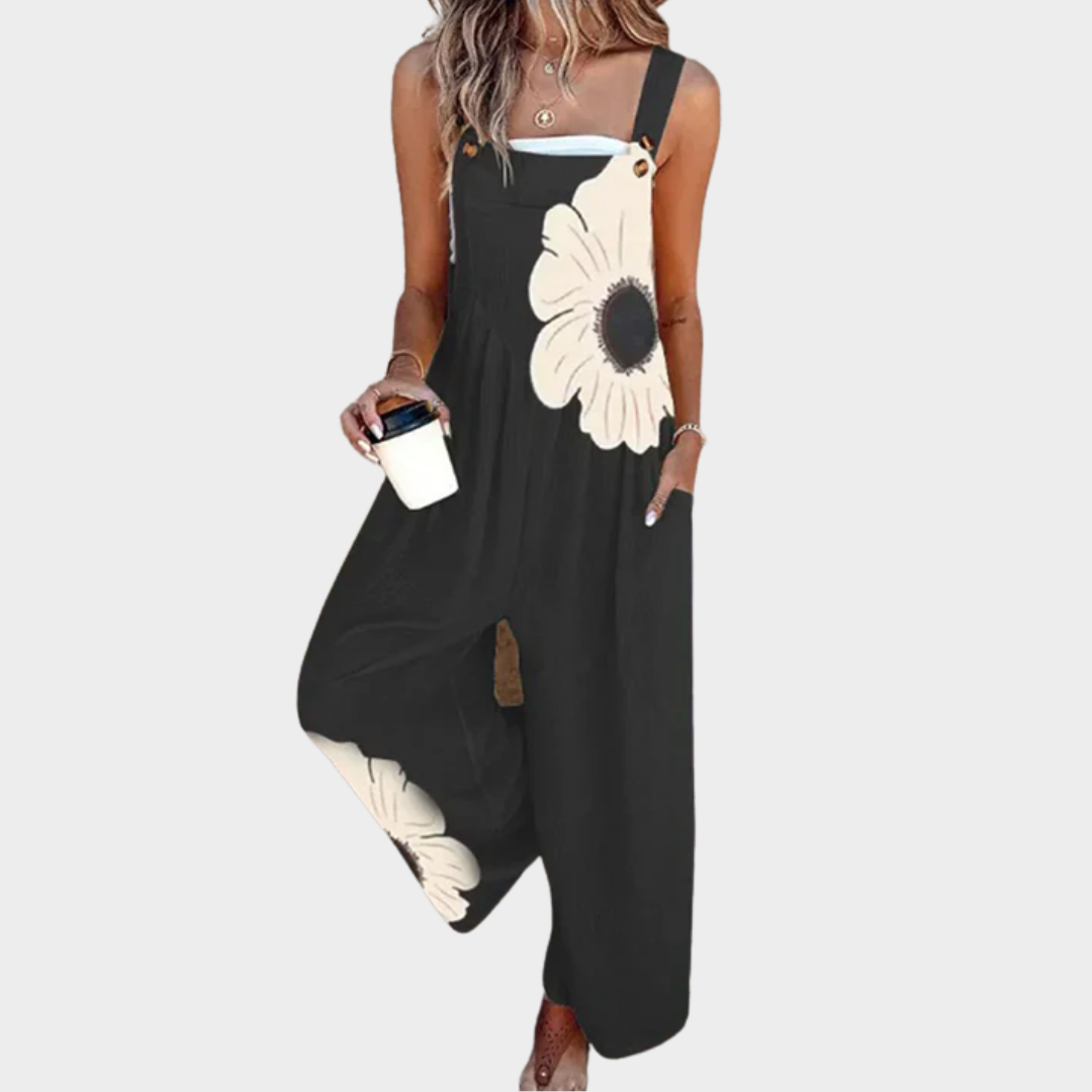 Salopette stampata confortevole